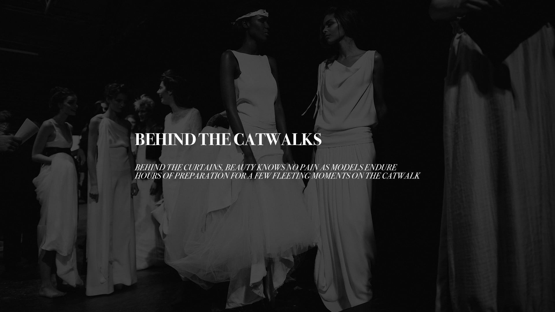 Behind the catwalks - Sébastien Gras