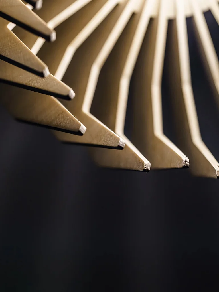 Détails des créations de luminaires Karduus.